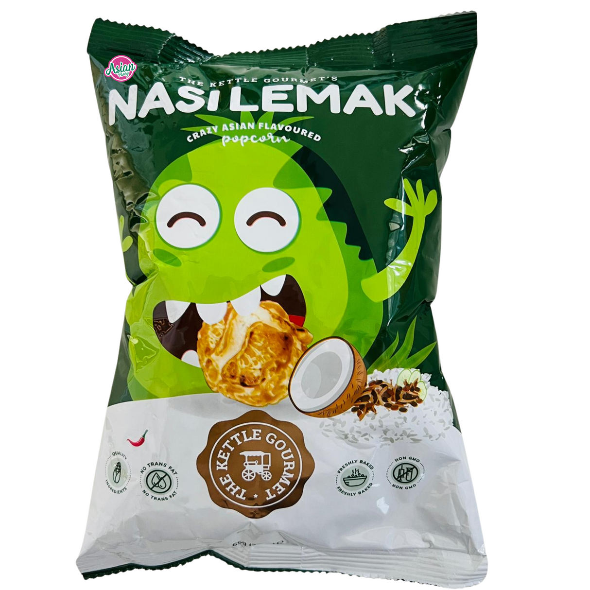 The Kettle Gourmet's Nasi Lemak Popcorn 65g (BBD: 30/08/2025)