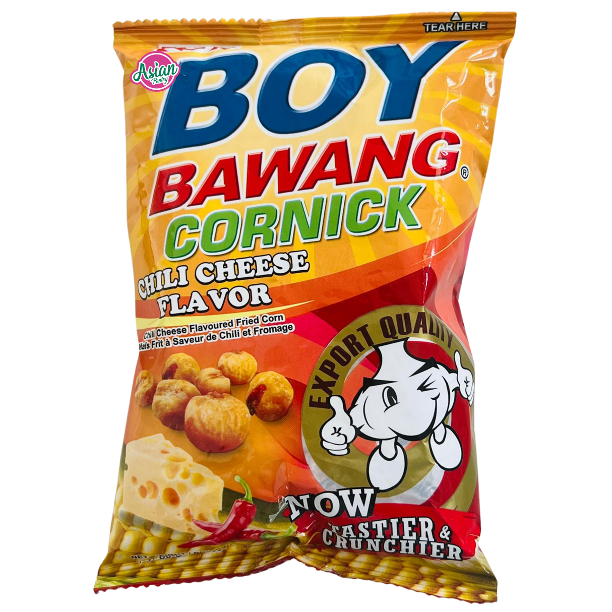 Boy Bawang Cornick Cili Cheese Perisa 80g