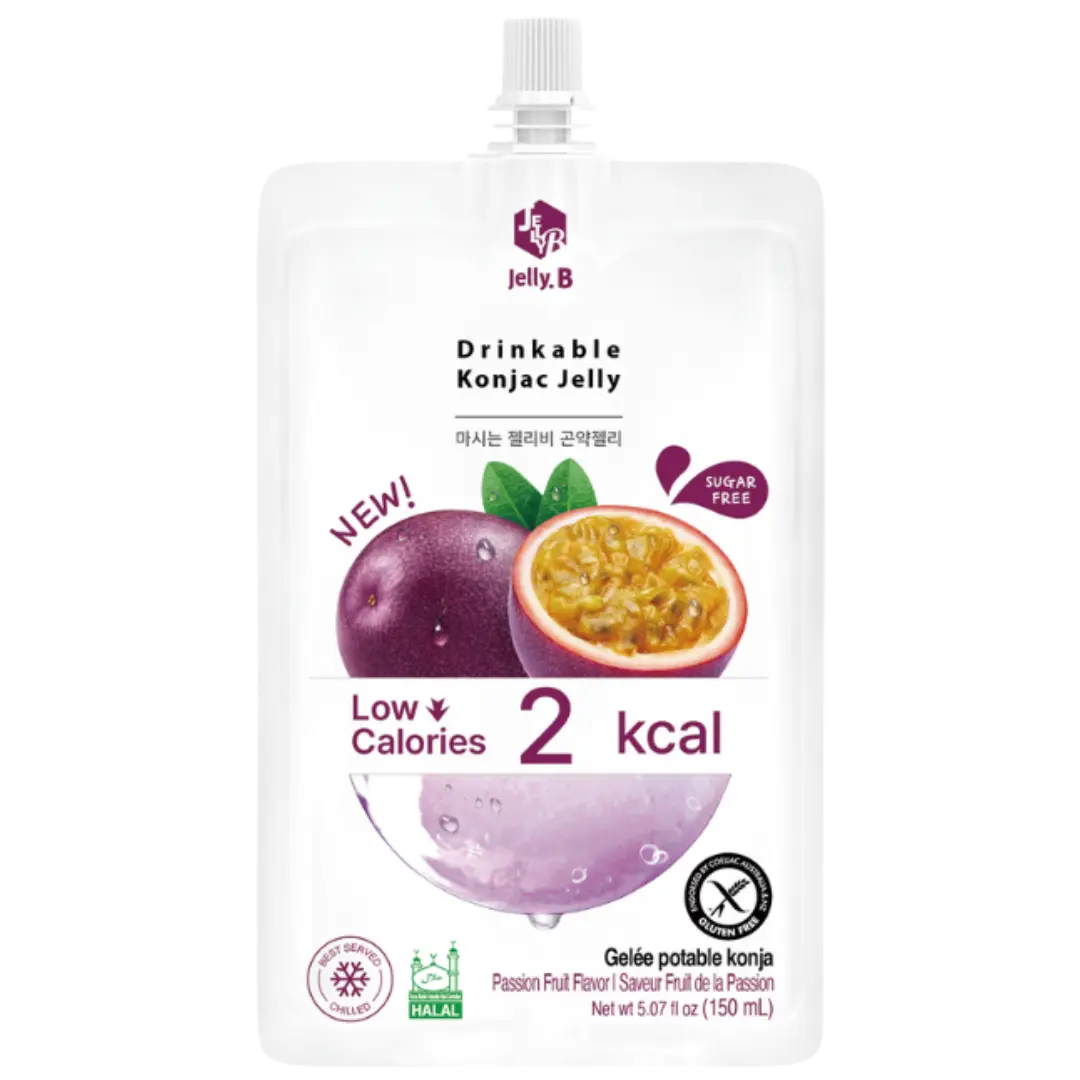 Jelly B Drinkable Konjac Jelly Passionfruit Sugar Free 150ml