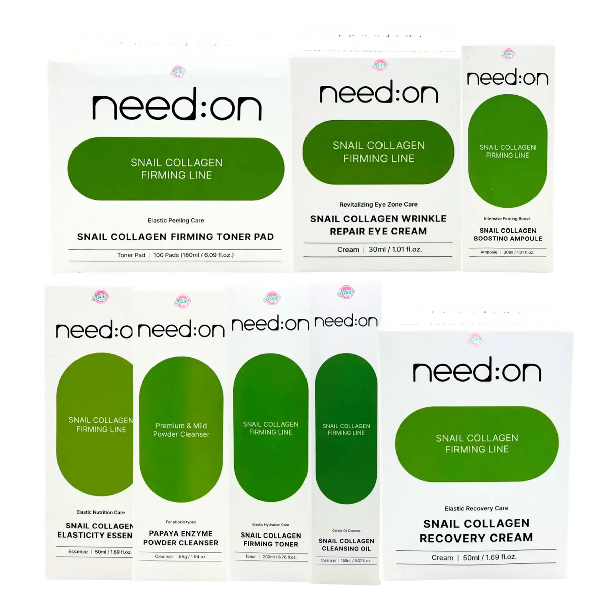 need:on Skincare Variety Bundle