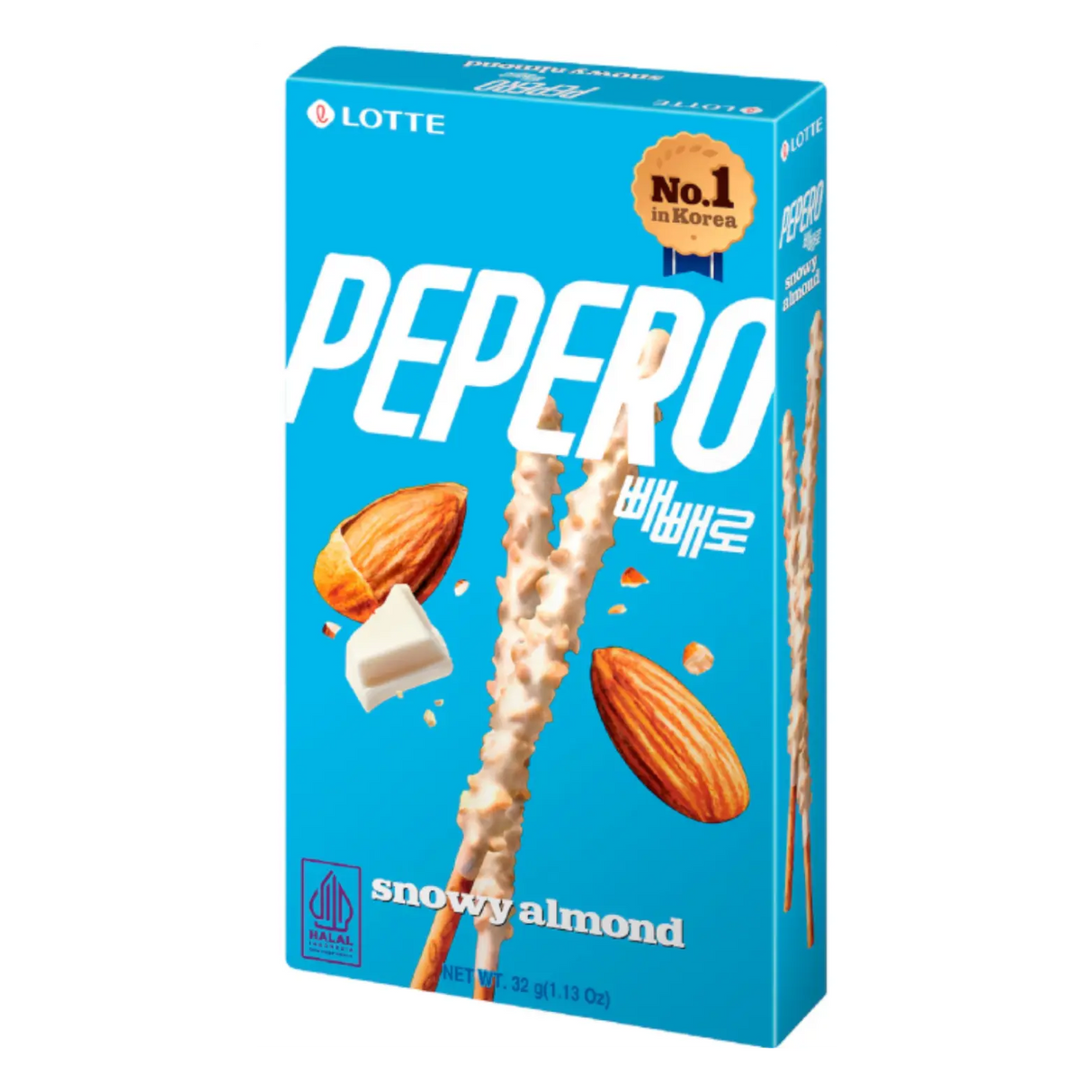 Lotte Pepero Snowy Almond 32g