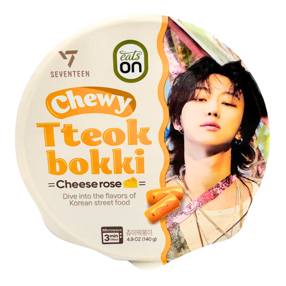 HY SEVENTEEN Chewy Tteokbokki Rose Cheese (Random Member) 140g