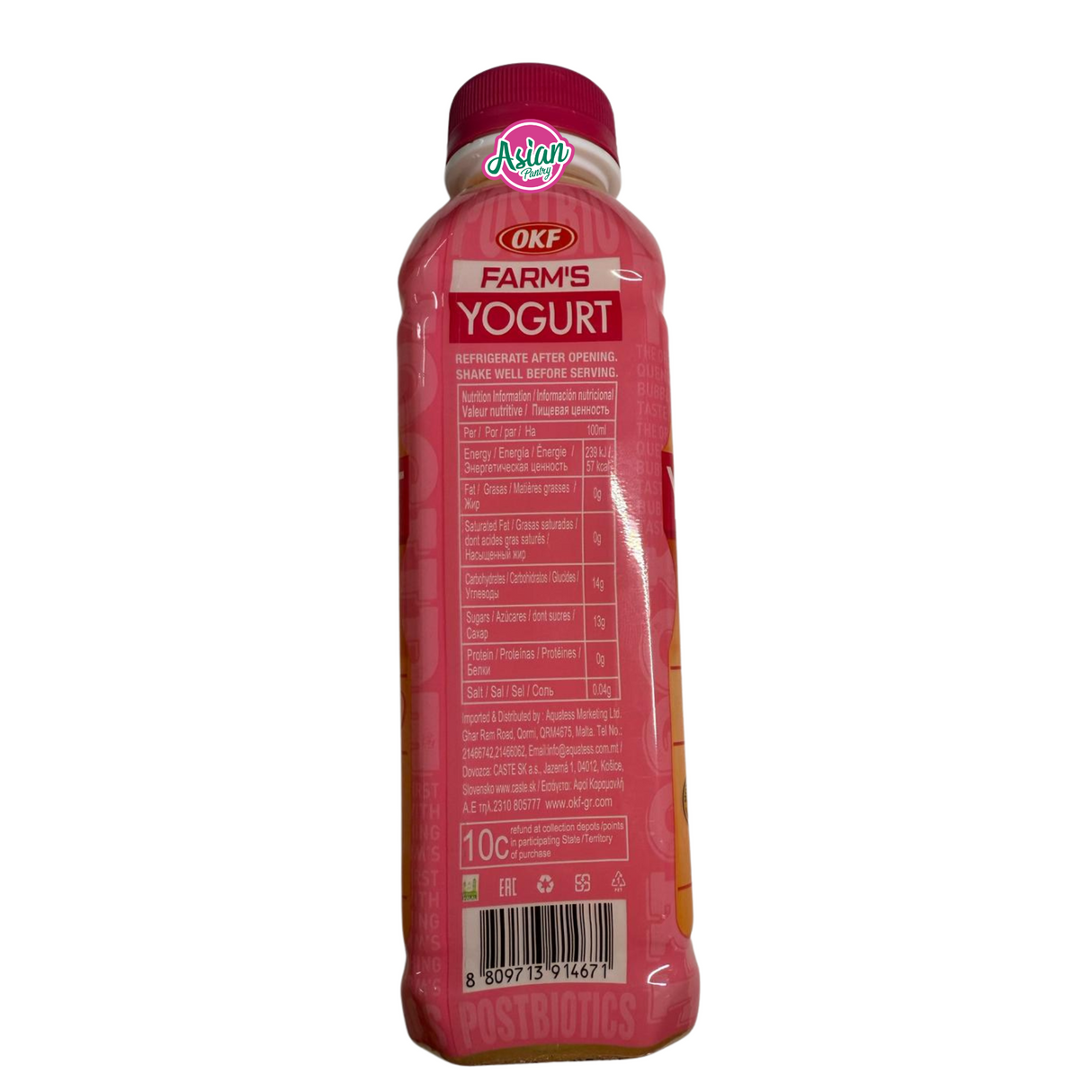 OKF Farm's Yoghurt Peach 500ml