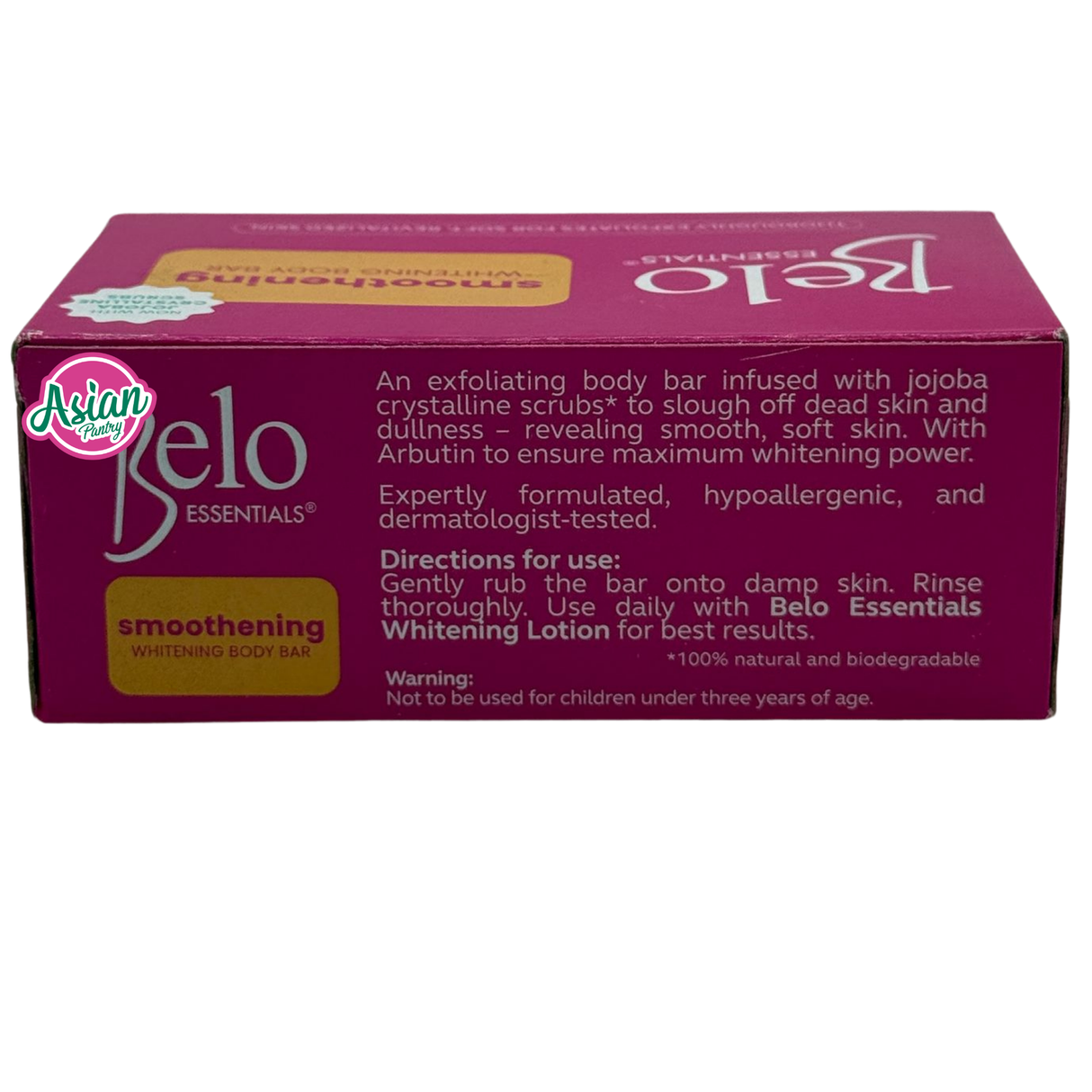 Belo Essentials Smoothening Whitening Body Bar (Pink) 135g