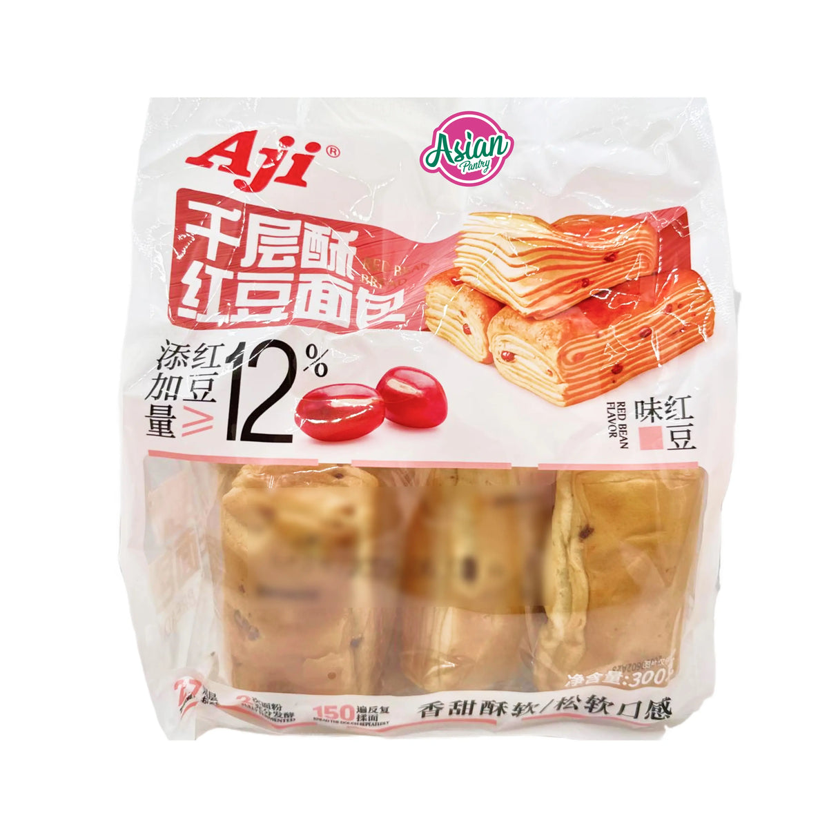 Aji Red Bean Bread 300g
