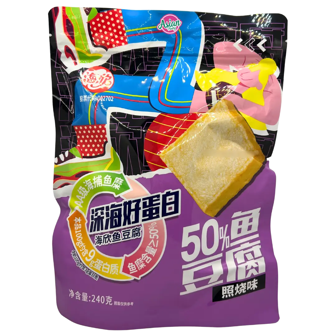 Haixin 50% Fish Tofu (Teriyaki Flavour) 240g