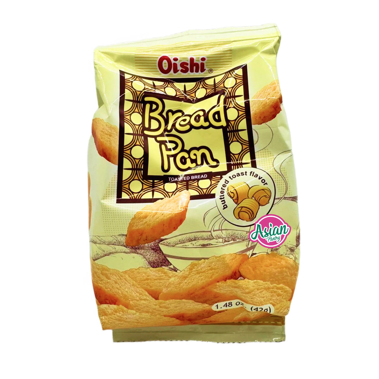 Oishi Bread Pan Buttered Toast Flavour 42g