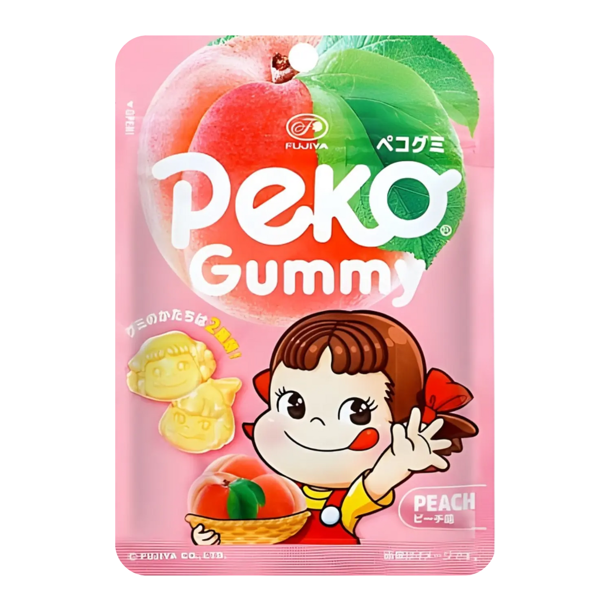 Fujiya Peko Perisa Peach Bergetah 50g