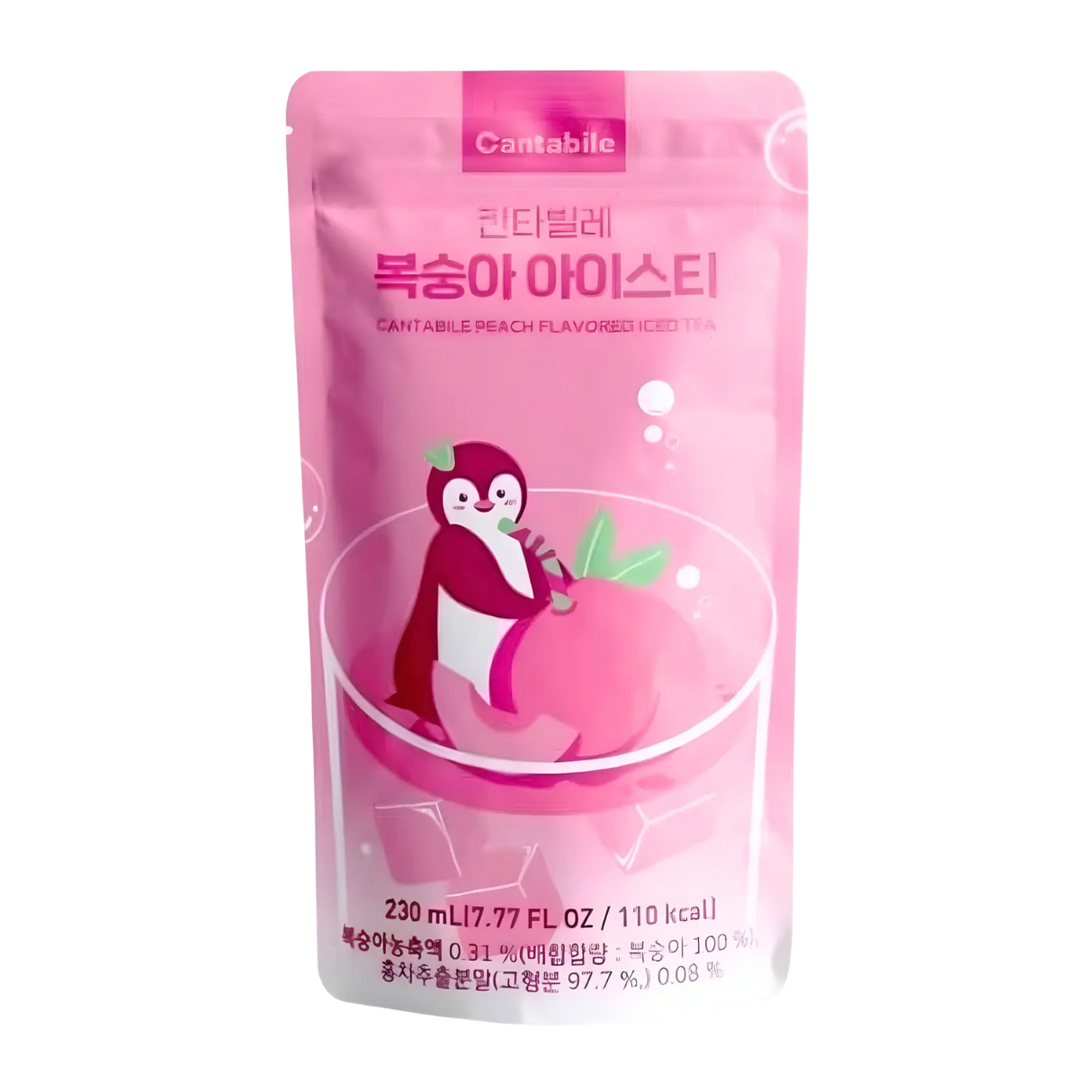 Cantabile Peach Flavoured Iced Tea Ade 230ml