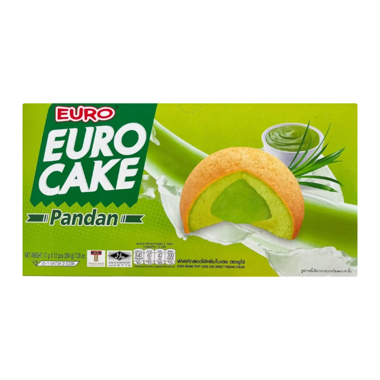 欧式班兰蛋糕 12 件 204 克