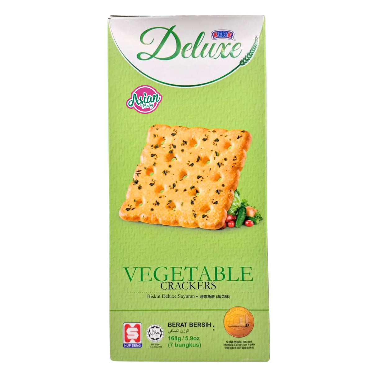 Deluxe Vegetable Crackers 168g