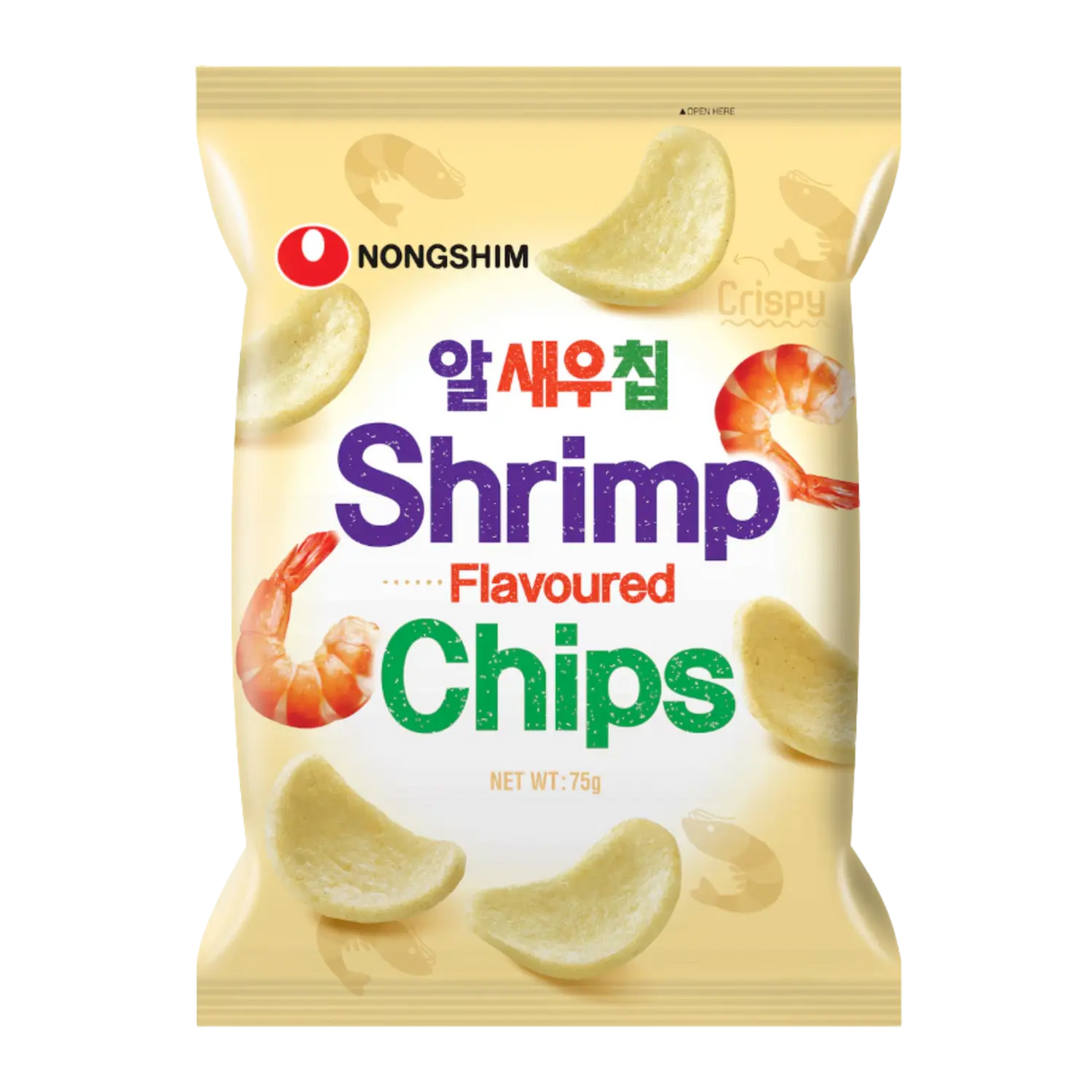Nongshim Shrimp Flavoured Chips 75g (BBD: 11/12/2025)