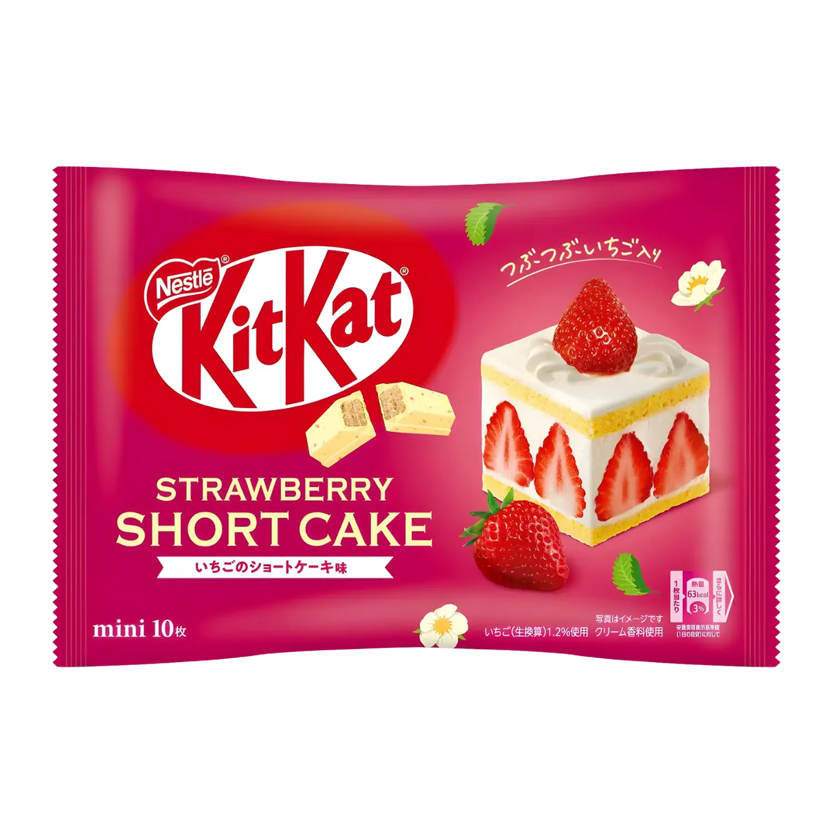 Nestle KitKat Mini Wafer Strawberry Short Cake 10pcs 116g