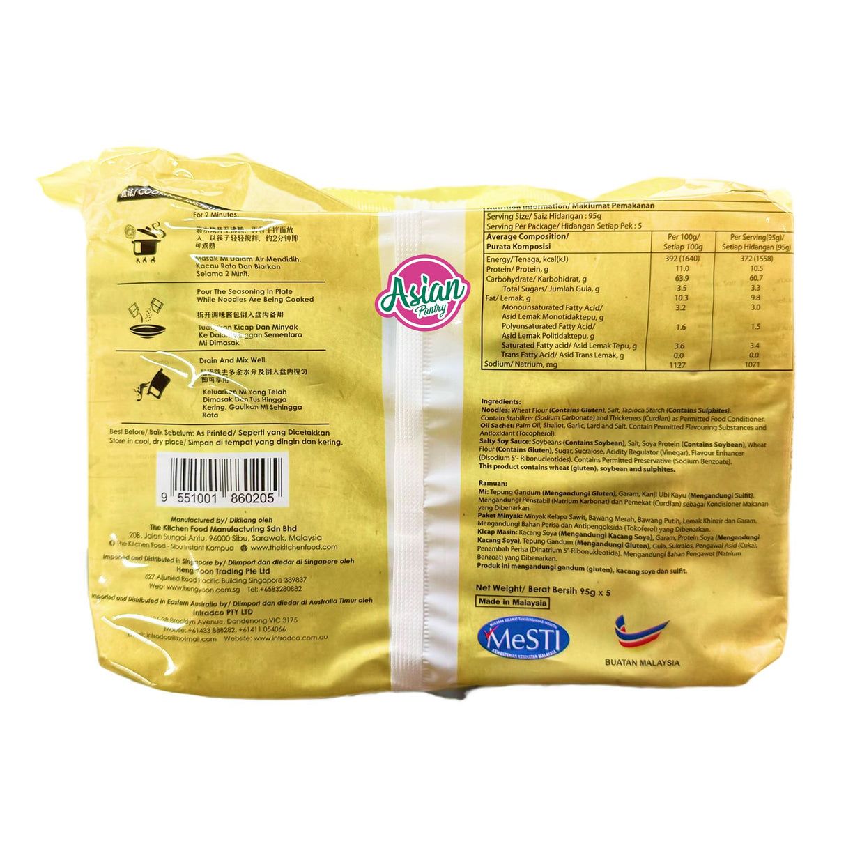 The Kitchen Food Kolo Mi Original (4 pek) 440g