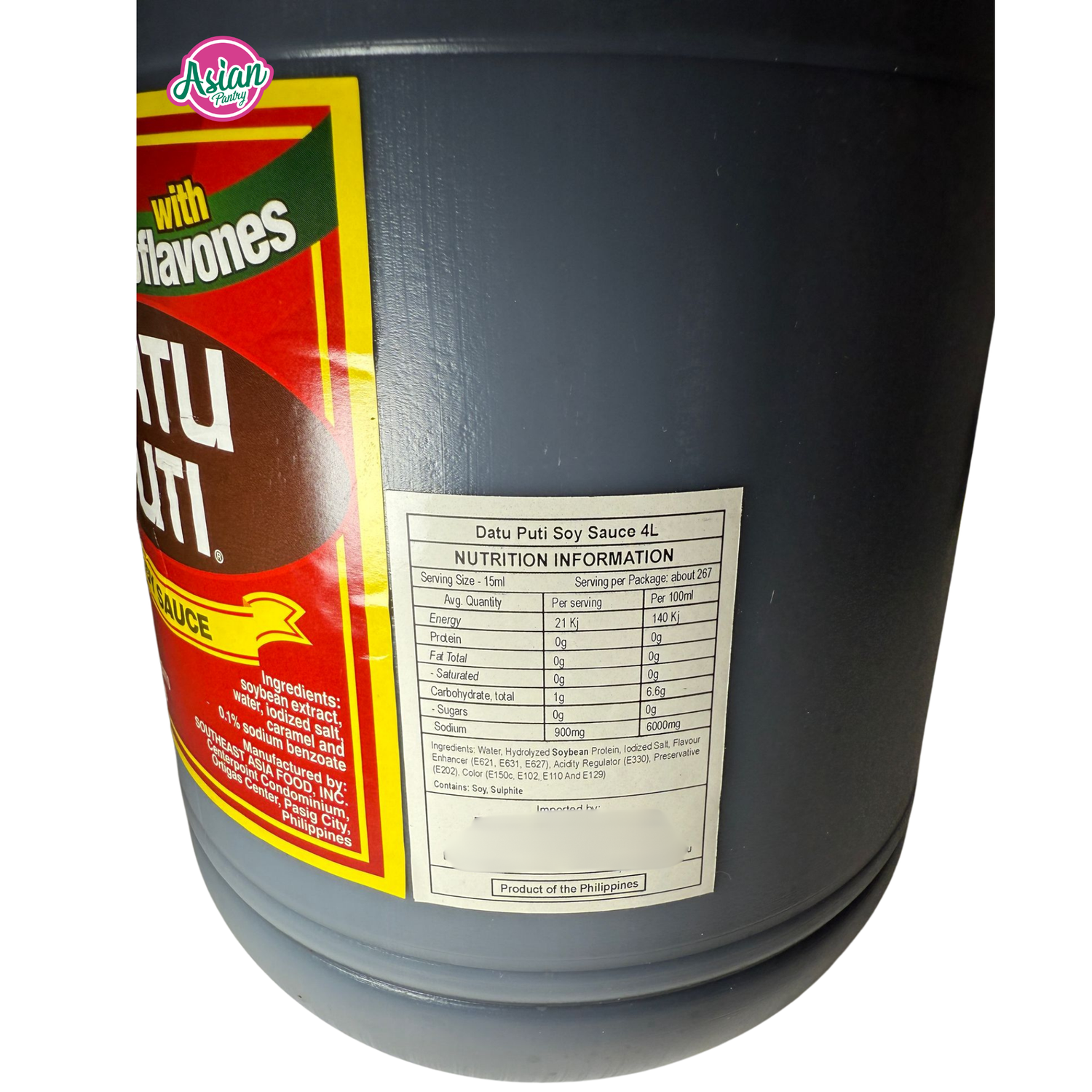 Datu Puti Soy Sauce 4L