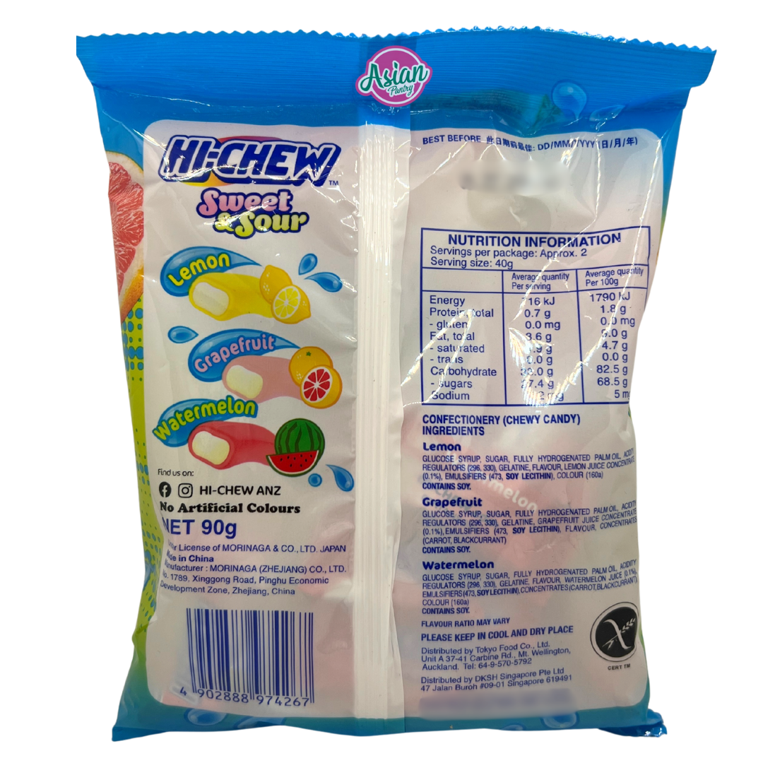 Morinaga Hi-Chew Sweet and Sour Mix (Bag) 90g