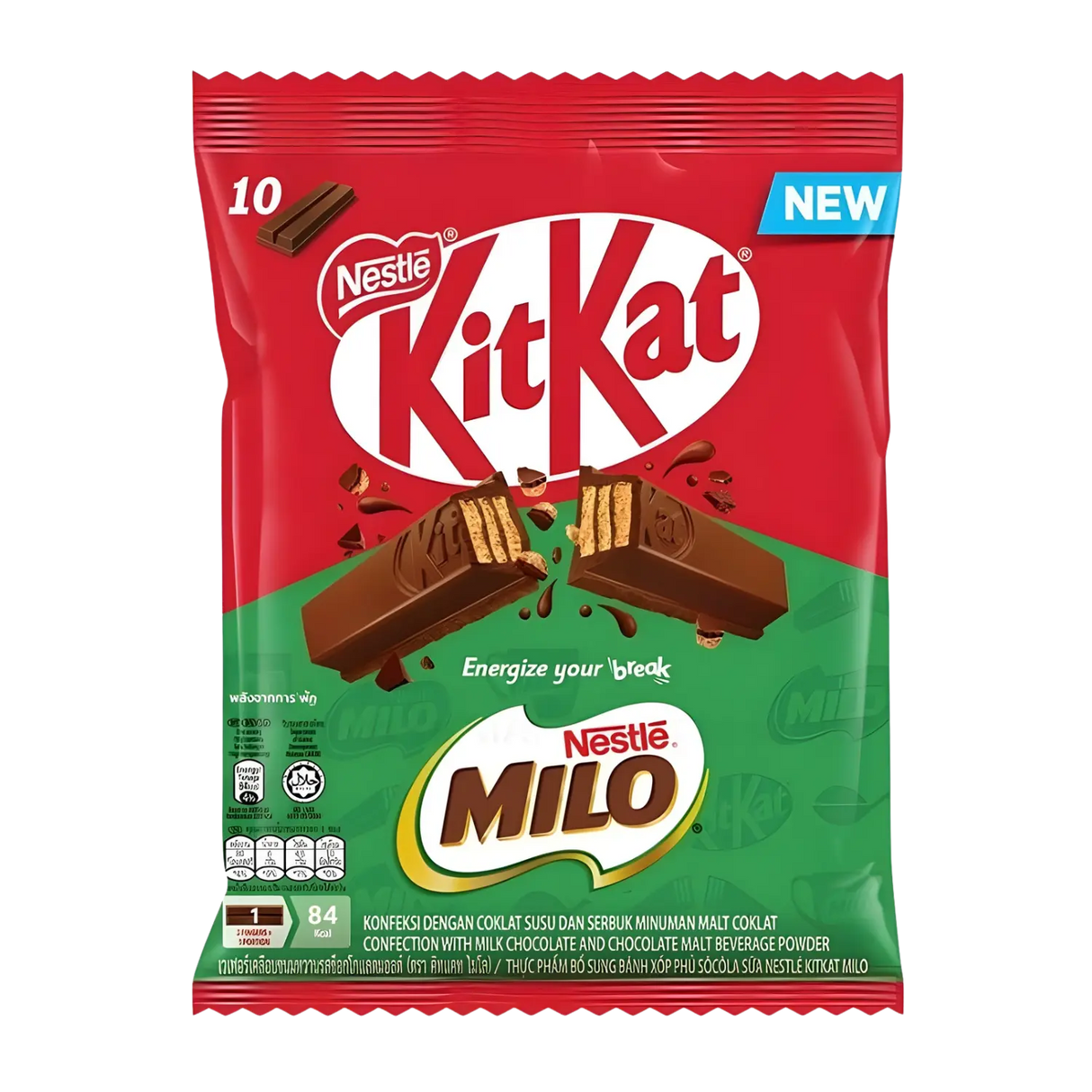 Nestle KitKat Milo Share Bag 10pk 160g