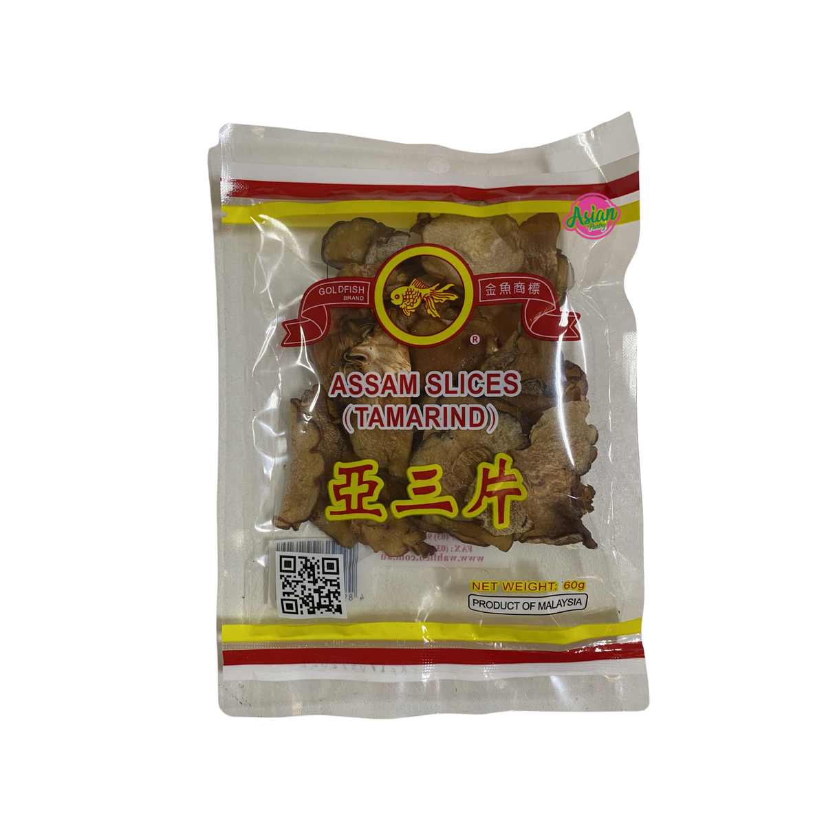 Goldfish Brand Assam Slices Dried 60g