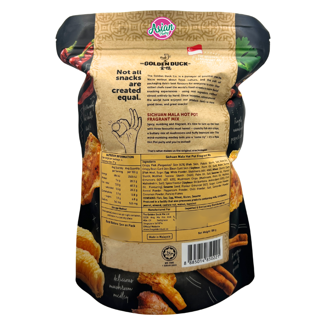 Golden Duck Sichuan Mala Hot Pot Fragrant Mix 108g