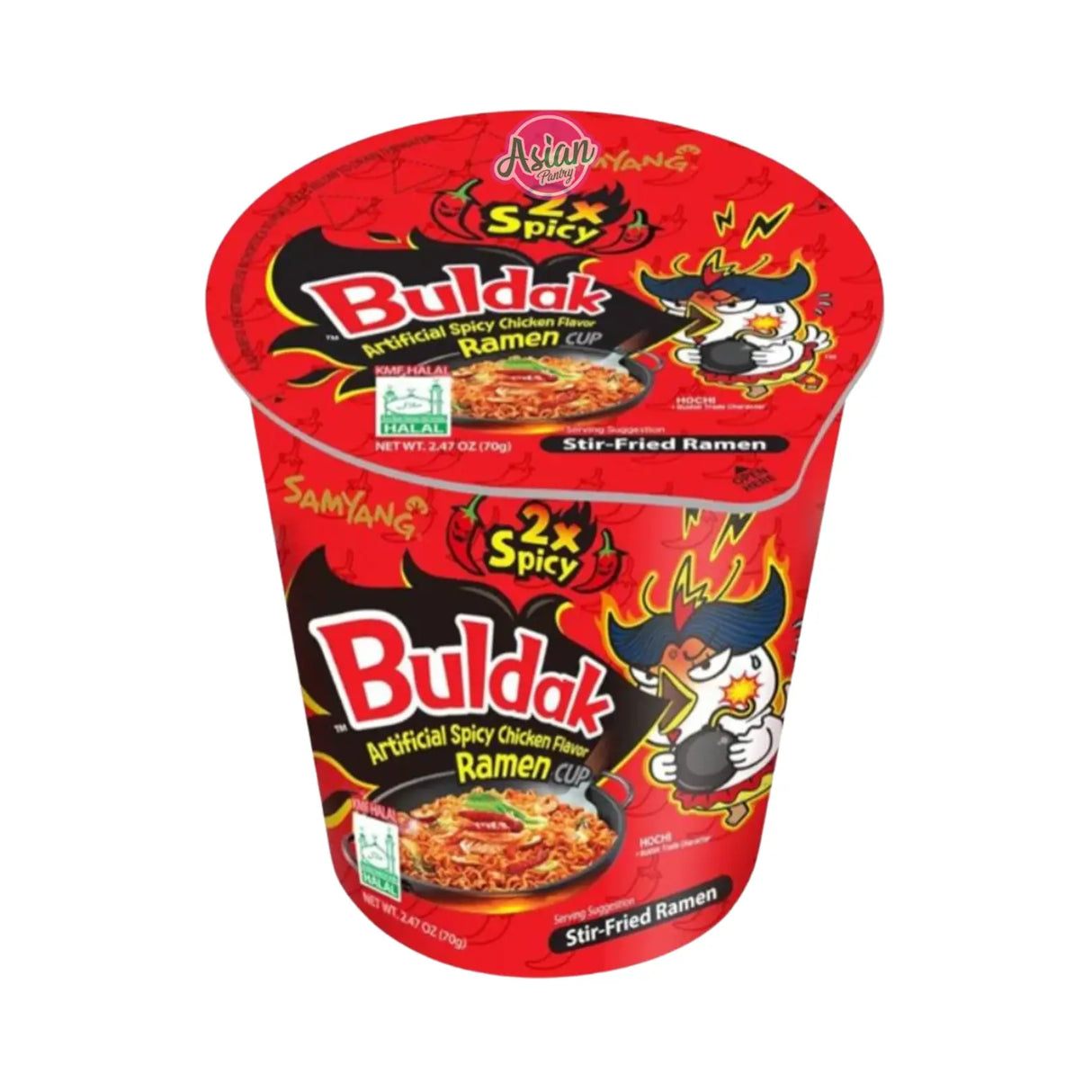 Samyang Buldak 2x Hot Chicken Flavour Ramen Cup 70g