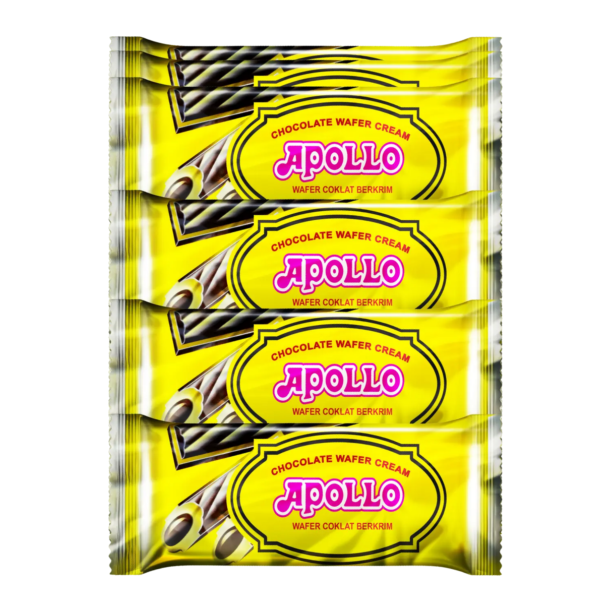 Apollo Chocolate Wafer Cream Gold 12pk 121g