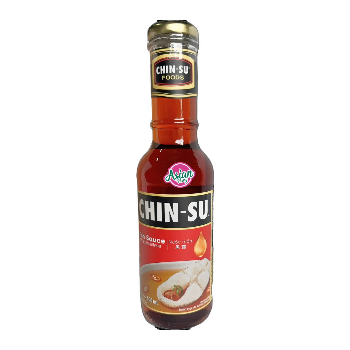 Chin-su Fish Sauce (Artificial Salmon Flavour) Bottle 500ml