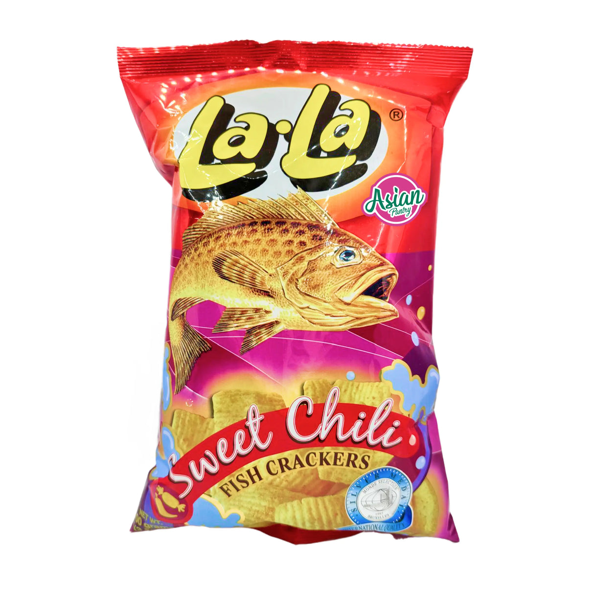 LaLa Fish Cracker Sweet Chili 100g