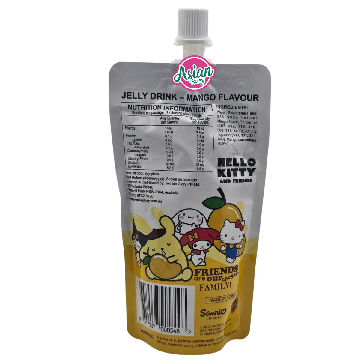 Twinkle Glory Pompompurin Perisa Mangga 120ml