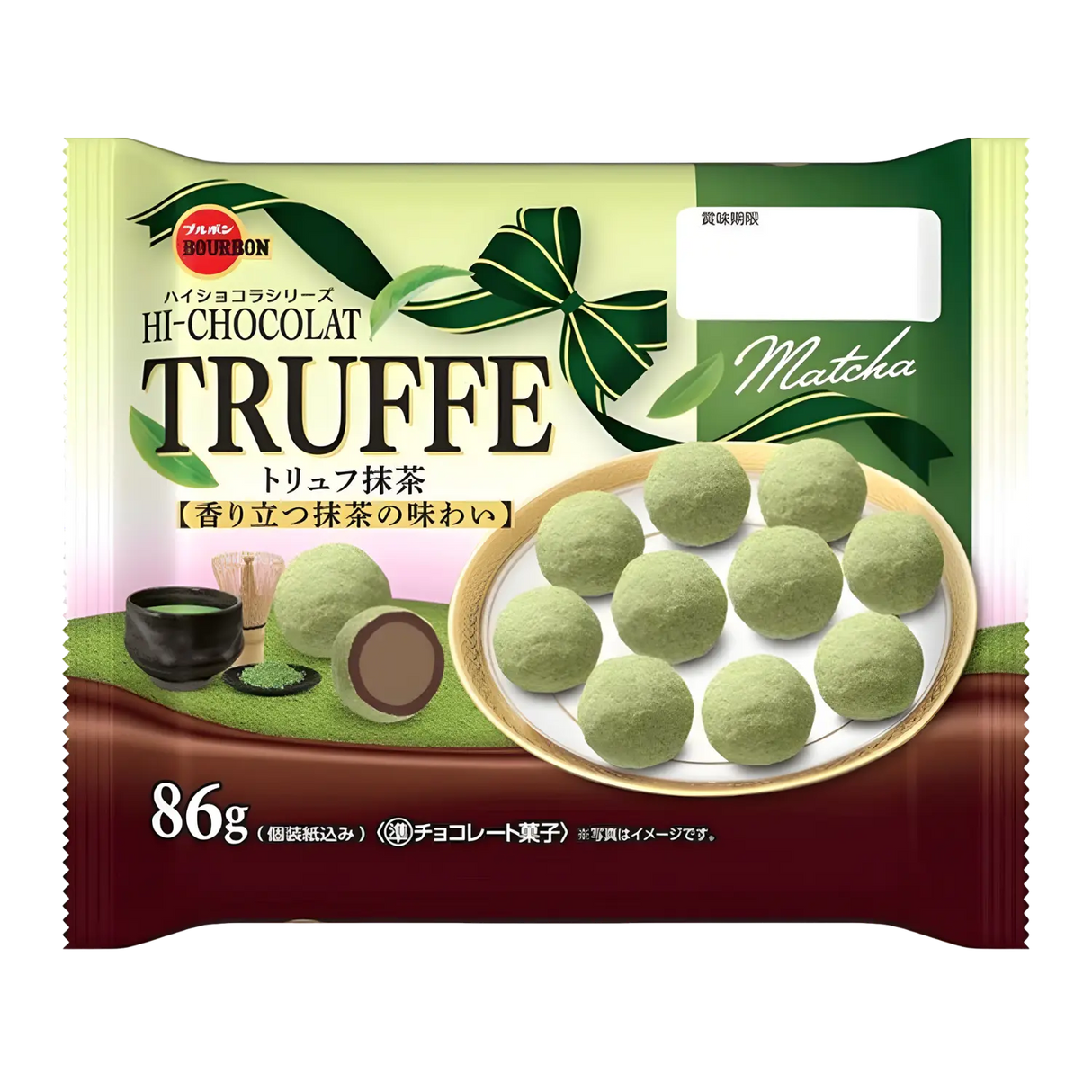 Bourbon Hi-Chocolat Truffle Matcha Choco 86g