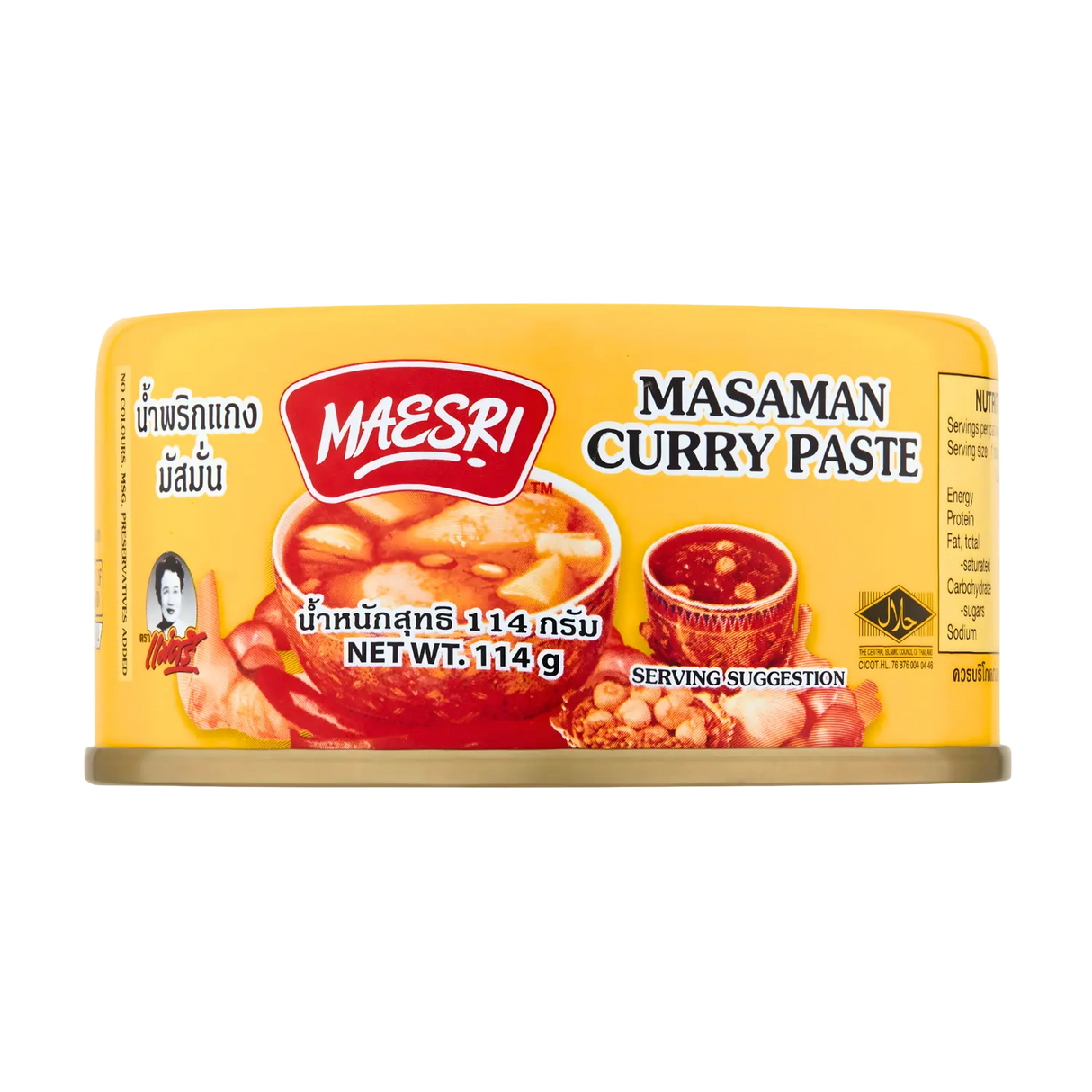 Maesri Masaman 咖喱酱 114g