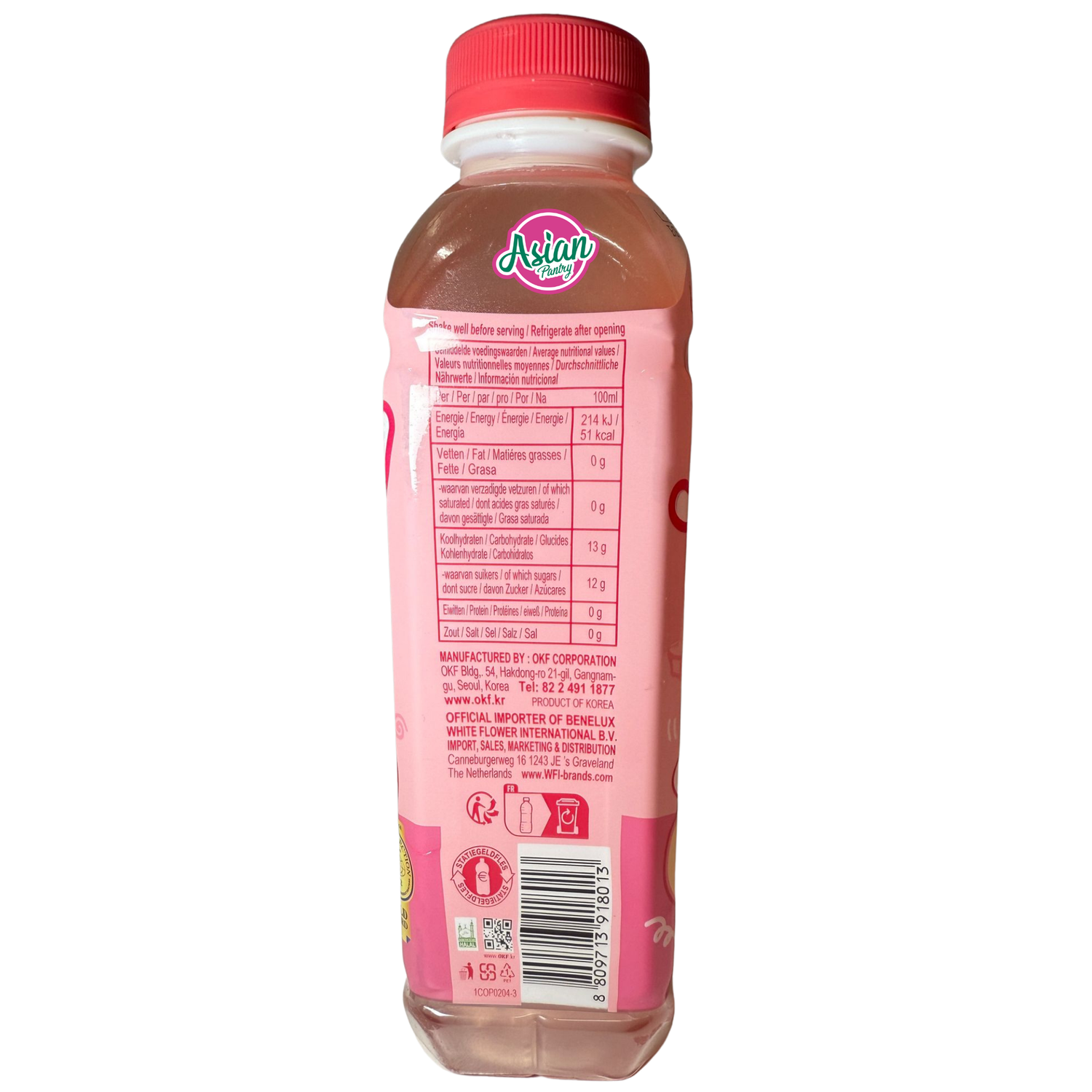 OKF Jelly Chew Peach 500ml