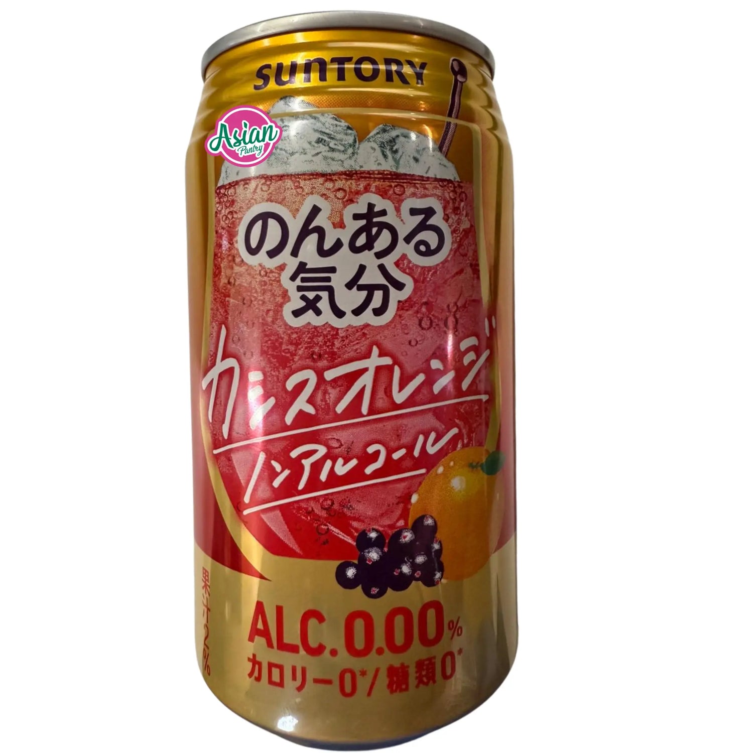 Suntory Cassis & Orange Bukan Alkohol 350ml