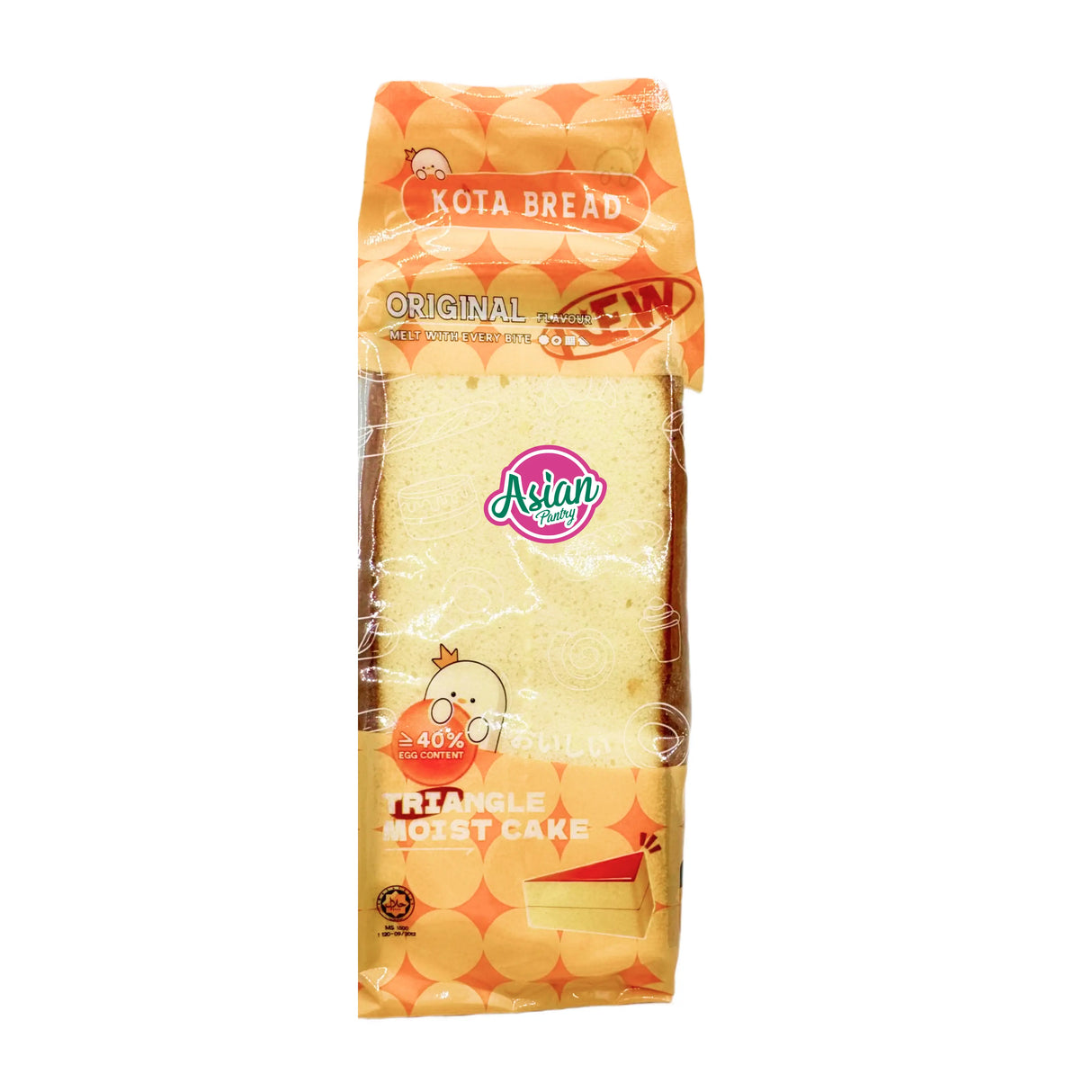 Delyco Triangle Moist Cake Vanilla (Original) Flavour 90g