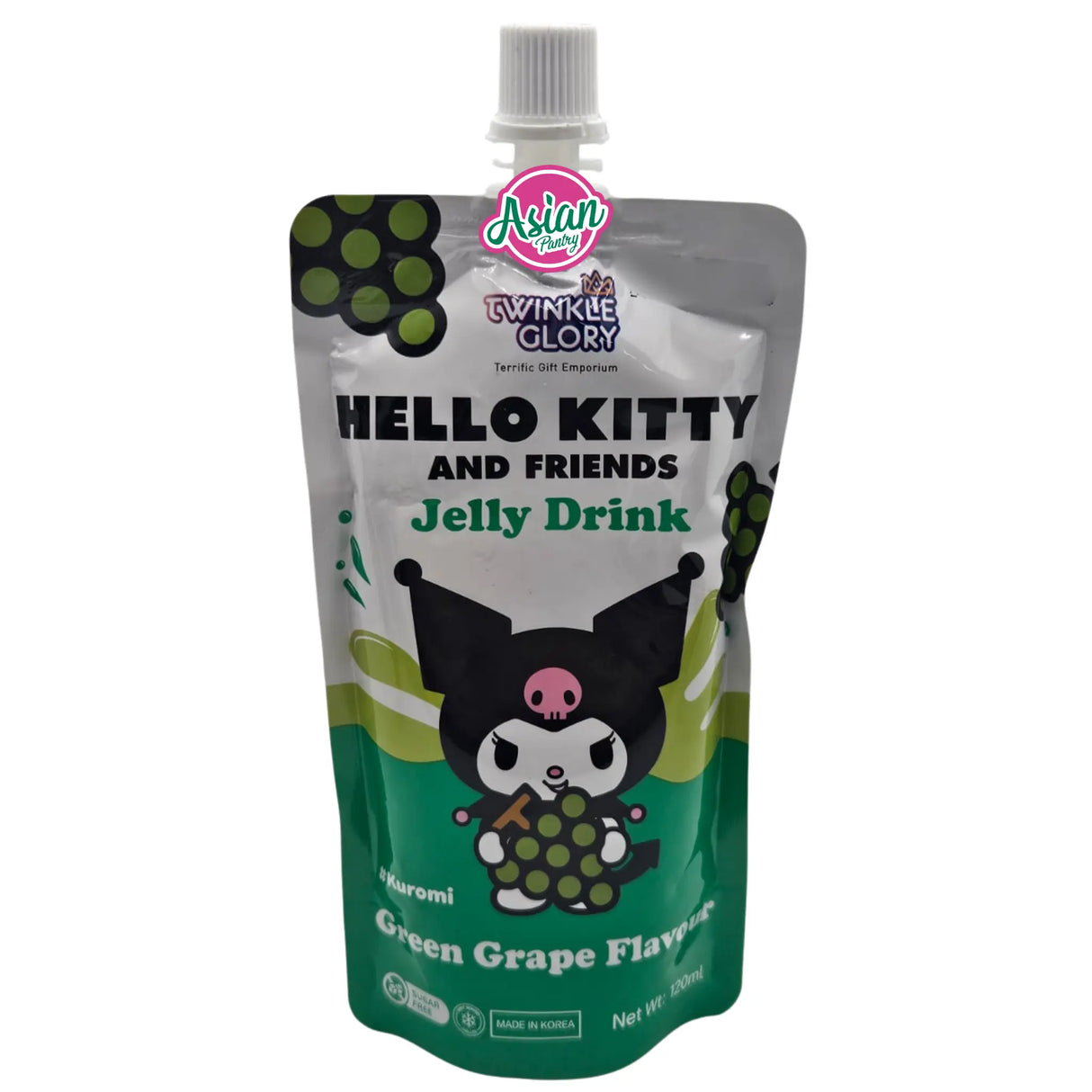 Twinkle Glory Kuromi Perisa Anggur Hijau 120ml