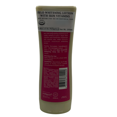 Belo Essentials Whitening Lotion With SPF 30 (Pink) 200ml