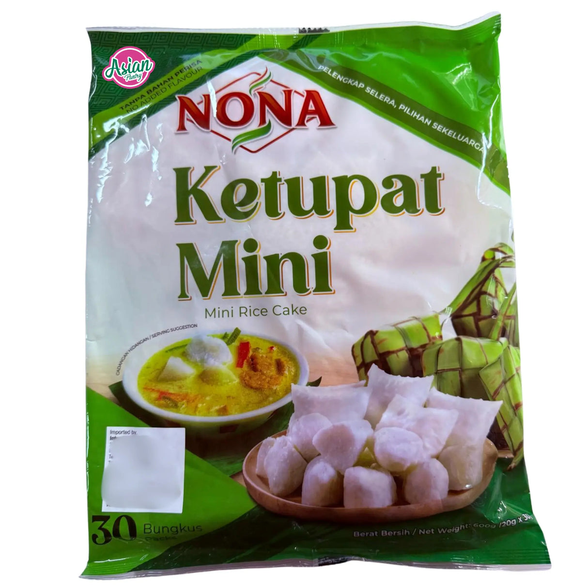 Nona Mini Satay Nasi Kek (Ketupat Mini) 600g