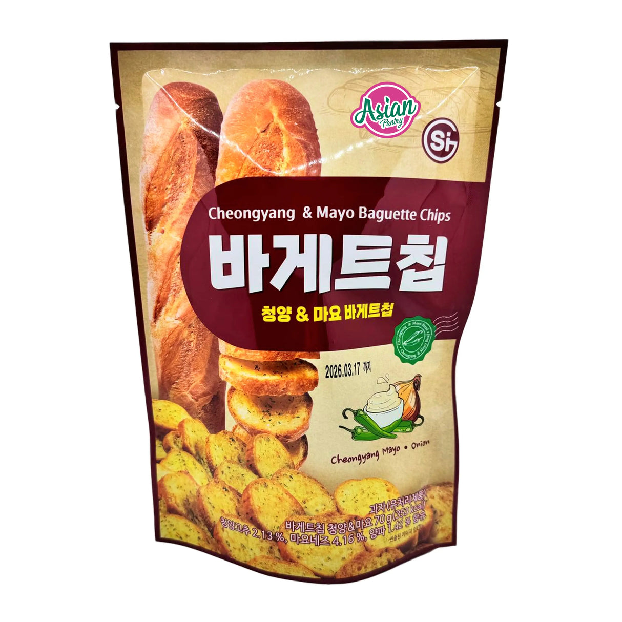 SI Baguette Chips Spicy Mayo 70g (BBD: 17/03/2026)