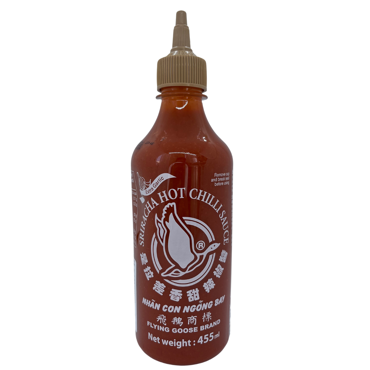 Flying Goose Sriracha Hot Chilli Sauce With Extra Garlic 455ml