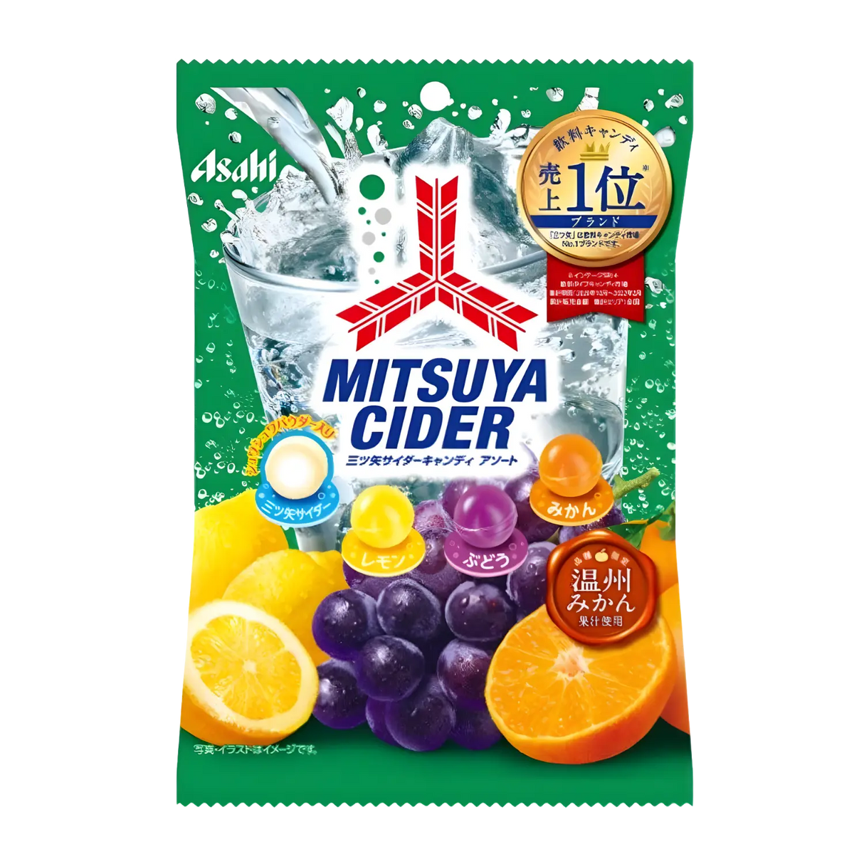 朝日三屋苹果酒糖 112g