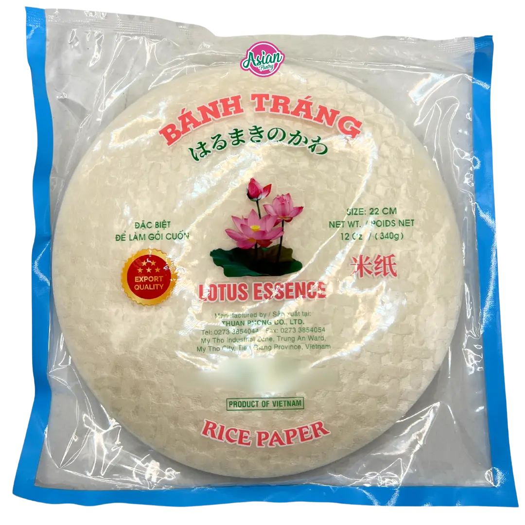 Lotus Essence Bahn Trang Round Rice Paper 22cm 340g