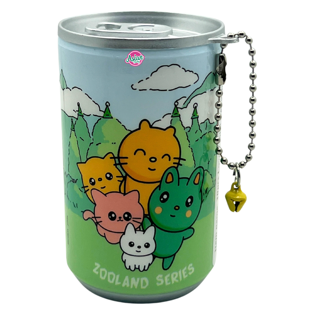 Asian Pantry Cute Can Wet Wipes with Keychain (Random Version)