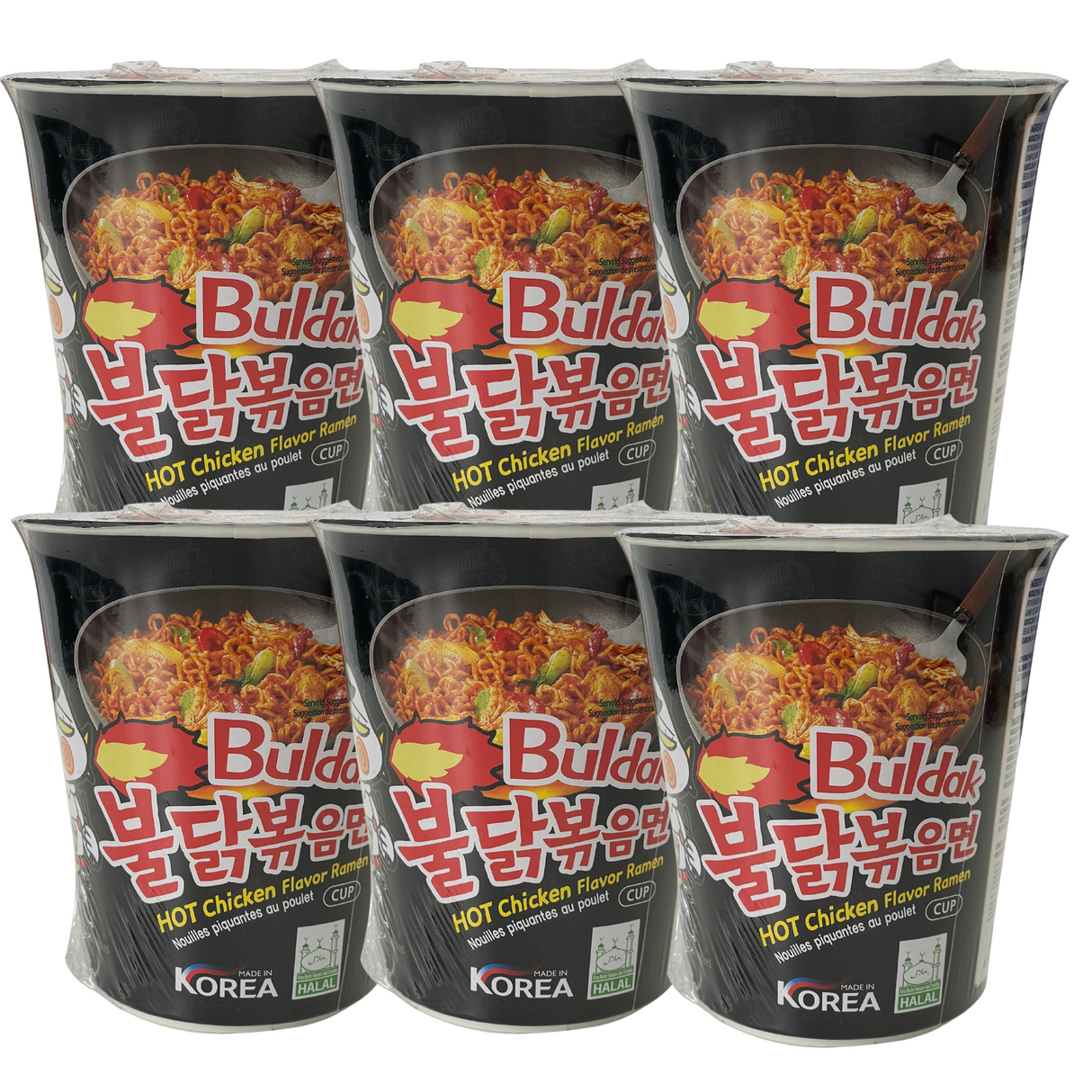 Cawan Ramen Perisa Ayam Panas Samyang Buldak (6 Pek)