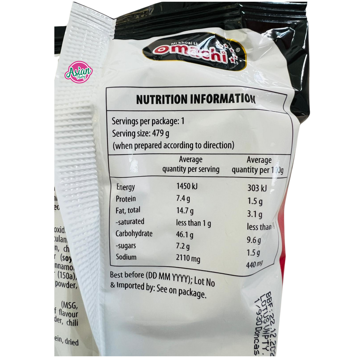 Mi Omachi Perisa Daging 79g