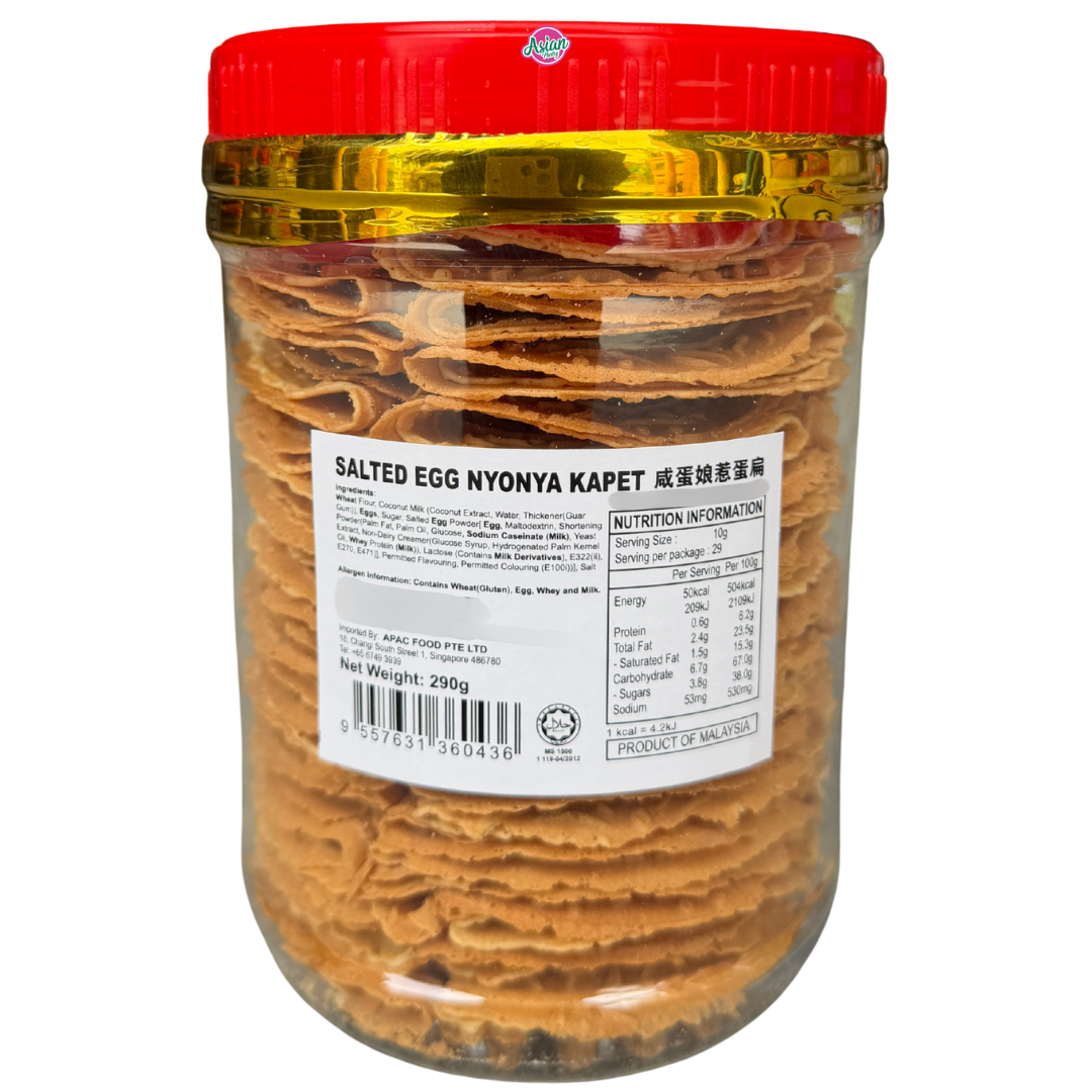 Delyco Salted Egg Nyonya Kapet 290g