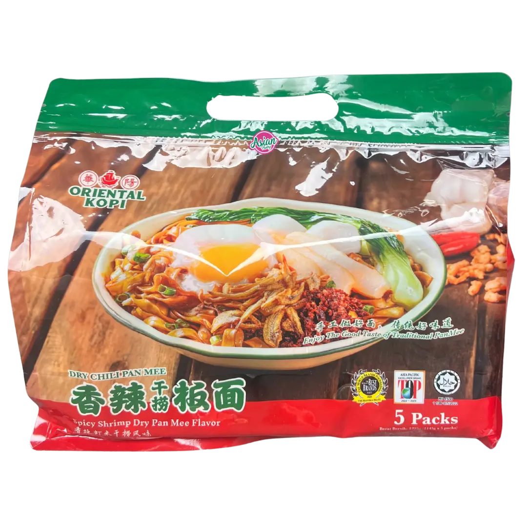 Oriental Kopi Spicy Shrimp Dry Pan Mee Flavour 130g