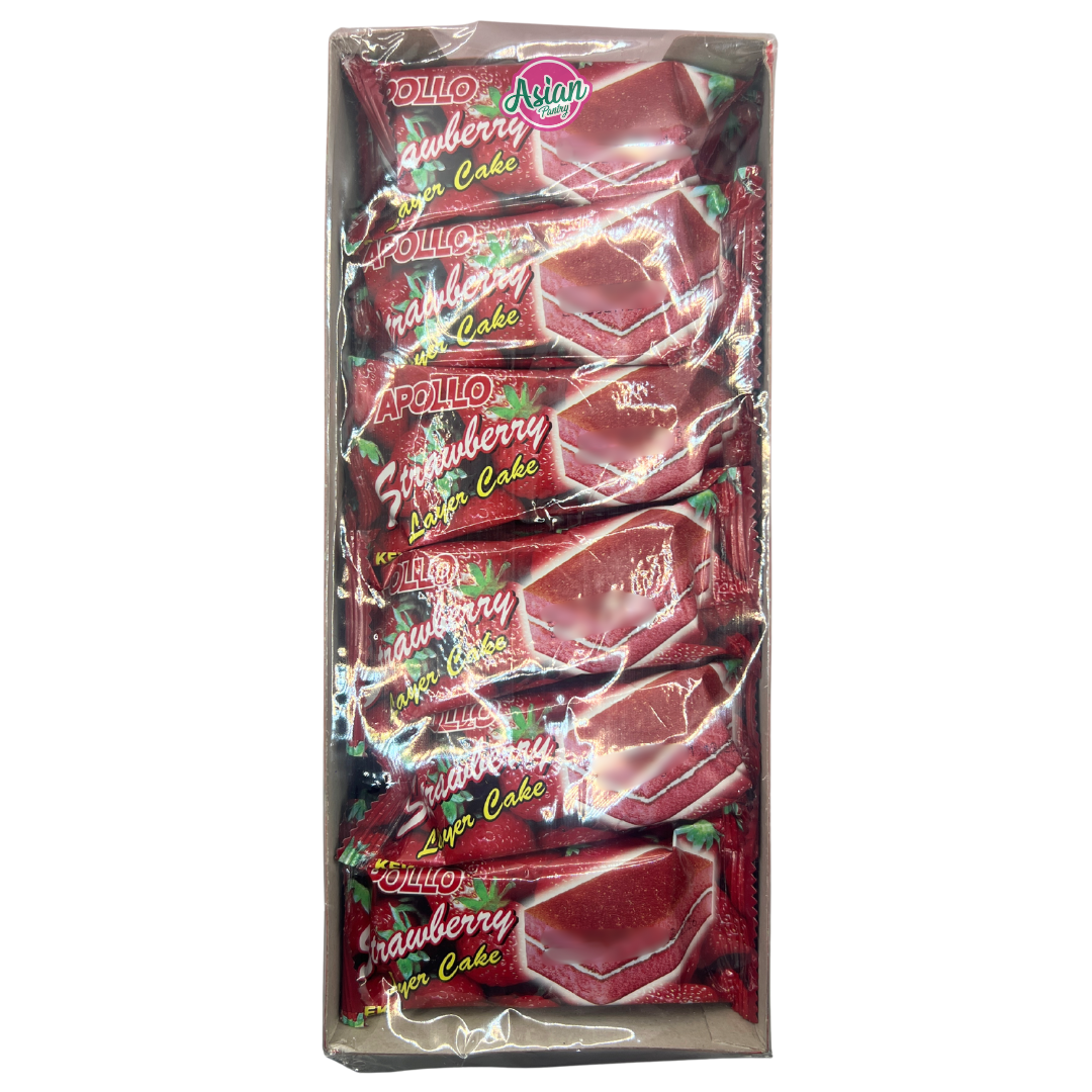 Apollo Layer Cake (Strawberry) (18g * 24 Packs)