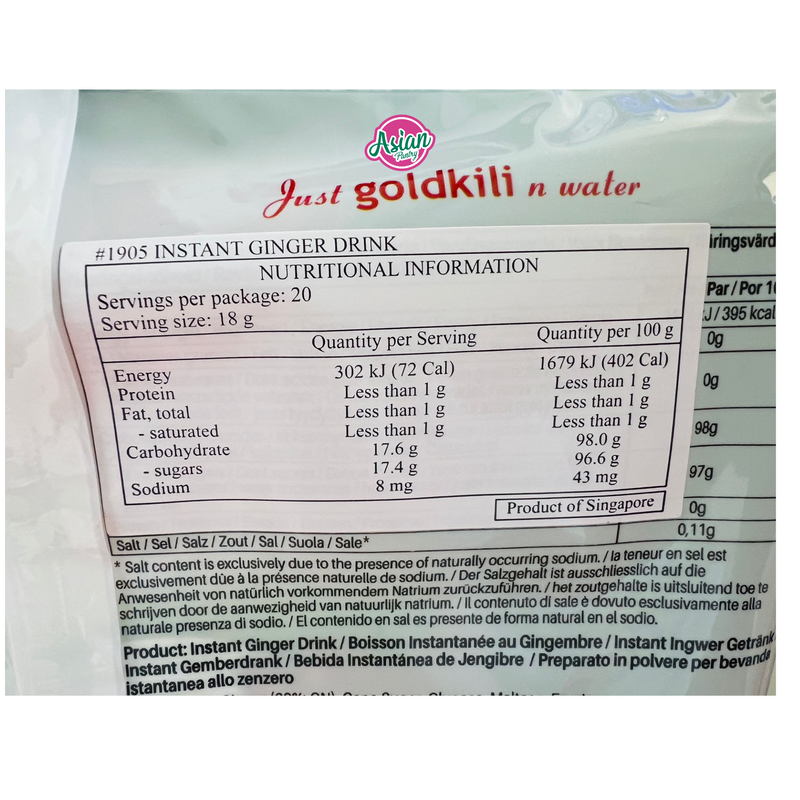 Goldkili Instant Ginger Drink 360g