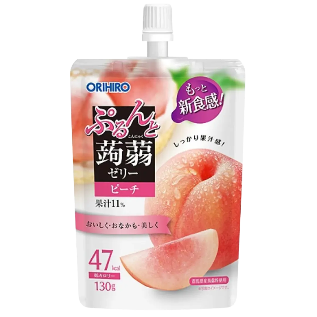 Orihiro Konjac Jelly Peach (Standing) 130g