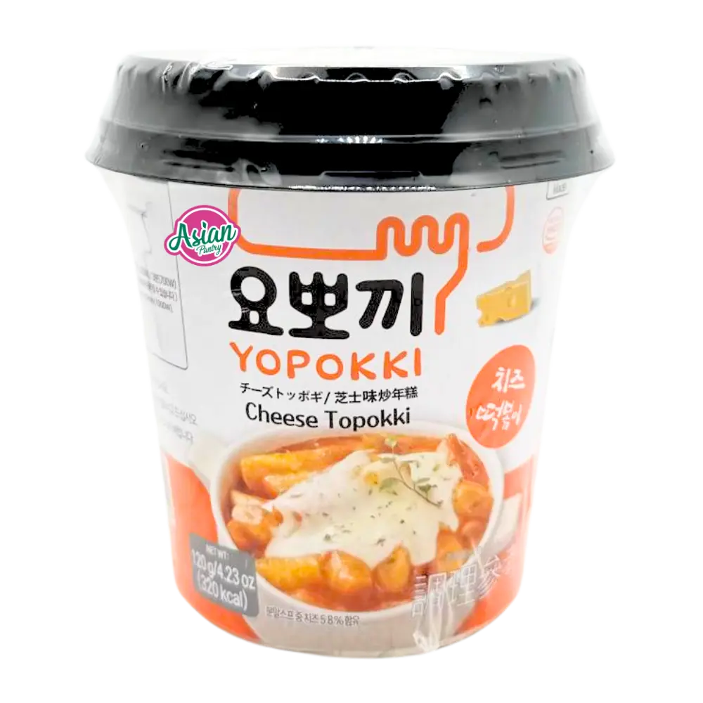 Yopokki Cheese Topokki (Kek Beras) Cawan 120g