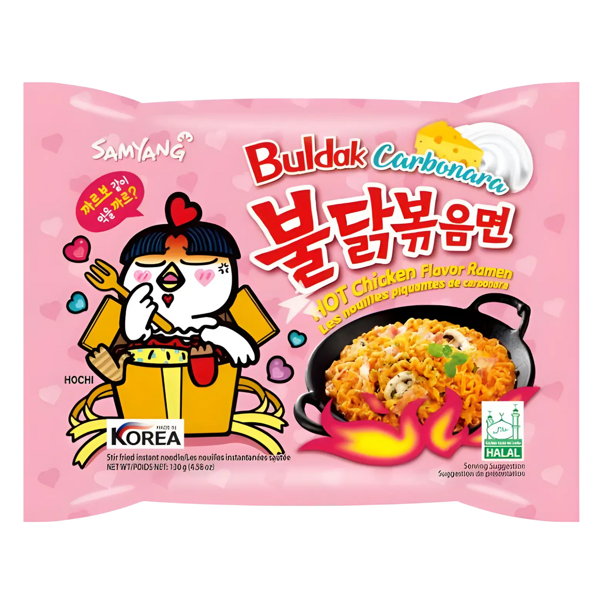 Ramen Ayam Panas Samyang Carbonara (5 Pek) 650g